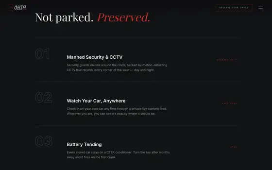 AutoVault — Fitur vault