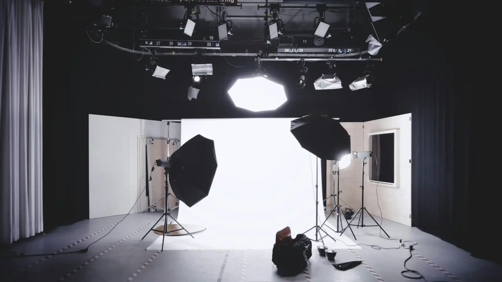Professional photography studio with lighting setup - Sagara Ruang